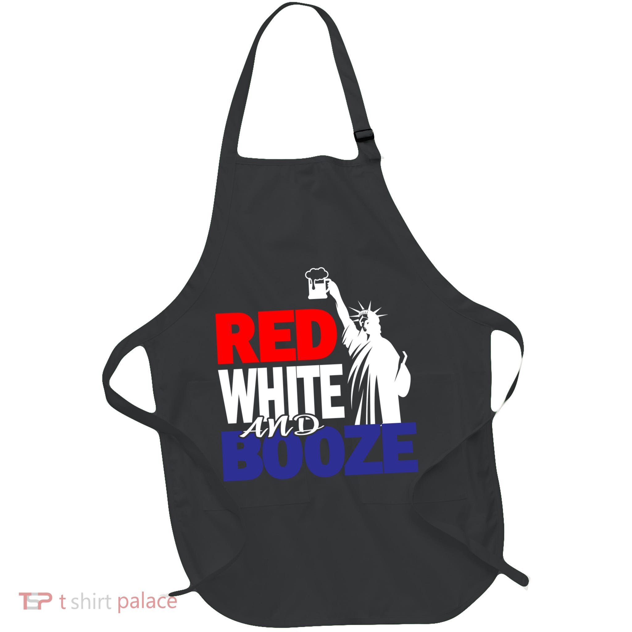 Red White and Booze USA Beer Apron