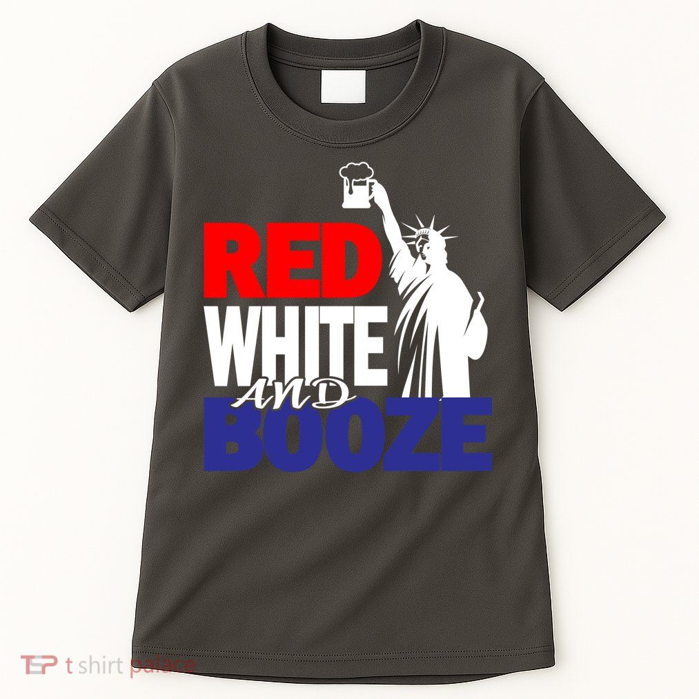 Red White and Booze USA Beer Tall T-Shirt