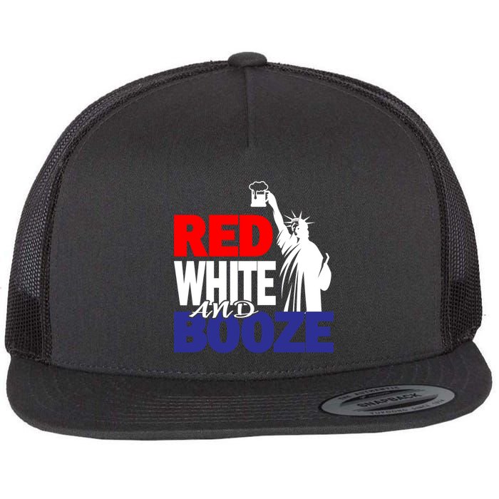 Red White and Booze USA Beer Flatbill Hat