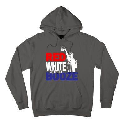 Red White and Booze USA Beer Tall Hoodie