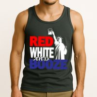 Red White and Booze USA Beer Tank Top