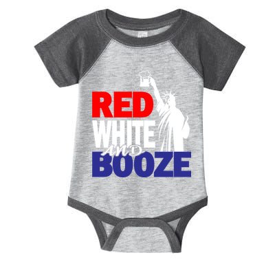 Red White and Booze USA Beer Infant Baby Jersey Bodysuit