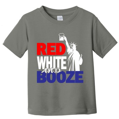 Red White and Booze USA Beer Toddler T-Shirt