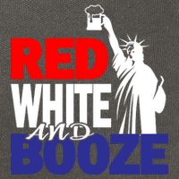 Red White and Booze USA Beer Cotton Canvas Backpack