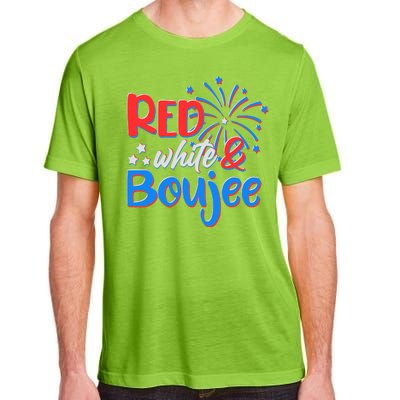 Red White And Boujee 4th of July Fireworks Adult ChromaSoft Performance T-Shirt