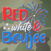 Red White And Boujee 4th of July Fireworks Legacy Tie Dye Trucker Hat