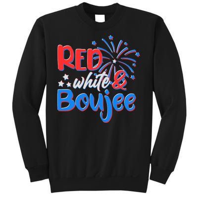 Red White And Boujee 4th of July Fireworks Sweatshirt