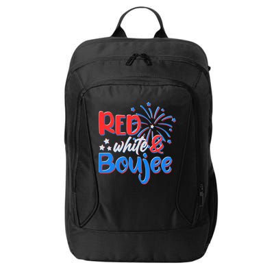 Red White And Boujee 4th of July Fireworks City Backpack