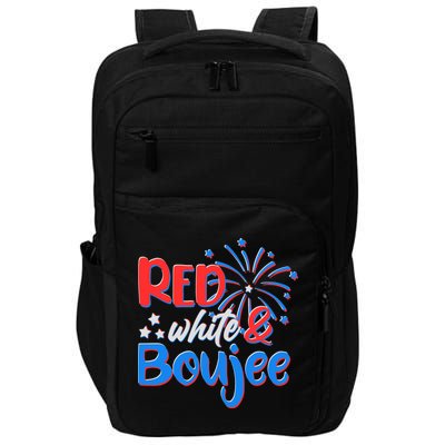Red White And Boujee 4th of July Fireworks Impact Tech Backpack