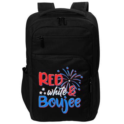 Red White And Boujee 4th of July Fireworks Impact Tech Backpack