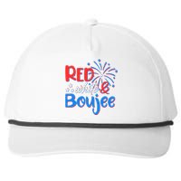 Red White And Boujee 4th of July Fireworks Snapback Five-Panel Rope Hat