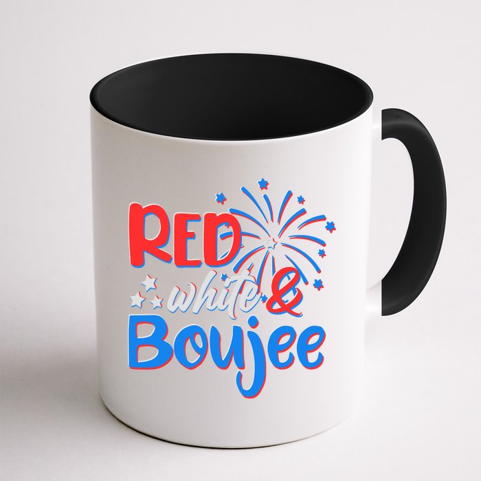 Red White And Boujee 4th of July Fireworks Mug