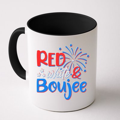 Red White And Boujee 4th of July Fireworks Mug