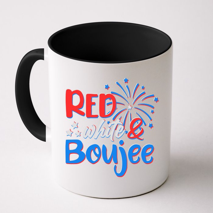 Red White And Boujee 4th of July Fireworks Mug