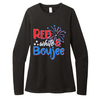 Red White And Boujee 4th of July Fireworks Womens CVC Long Sleeve Shirt