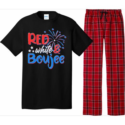 Red White And Boujee 4th of July Fireworks Pajama Set