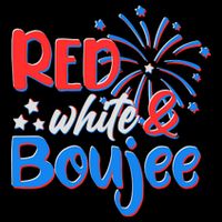 Red White And Boujee 4th of July Fireworks 16 in Basic Backpack