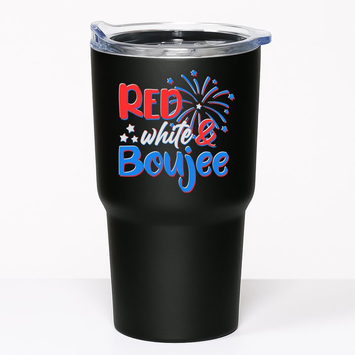 Red White And Boujee 4th of July Fireworks Tumbler