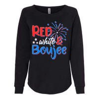 Red White And Boujee 4th of July Fireworks Womens California Wash Sweatshirt