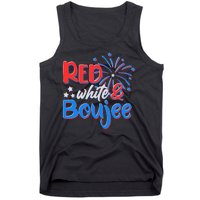 Red White And Boujee 4th of July Fireworks Tank Top