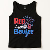 Red White And Boujee 4th of July Fireworks Tank Top