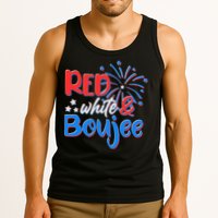 Red White And Boujee 4th of July Fireworks Tank Top