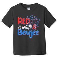 Red White And Boujee 4th of July Fireworks Toddler T-Shirt