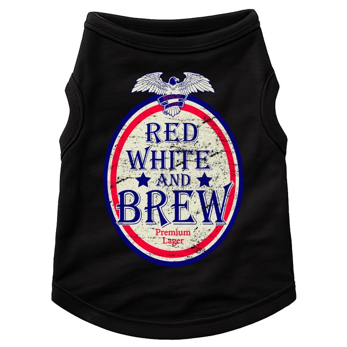 Red White And Brew Since 1776 Doggie Tank