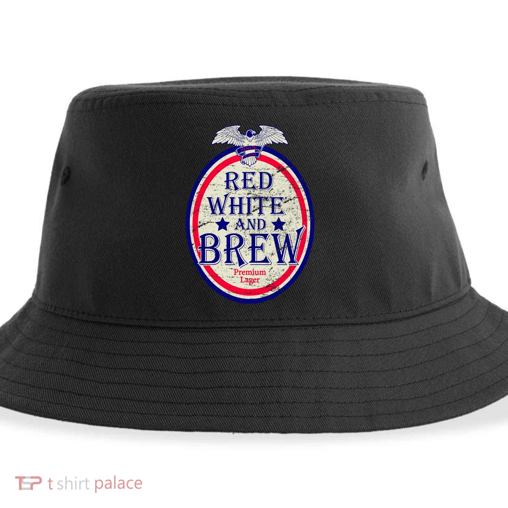 Red White And Brew Since 1776 Sustainable Bucket Hat