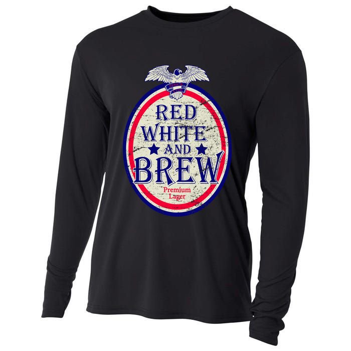 Red White And Brew Since 1776 Cooling Performance Long Sleeve Crew