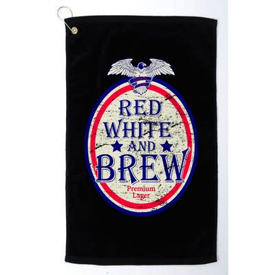 Red White And Brew Since 1776 Golf Towel