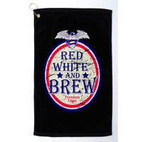 Red White And Brew Since 1776 Golf Towel