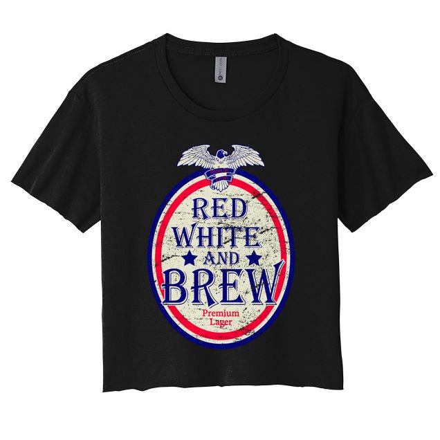Red White And Brew Since 1776 Crop Top