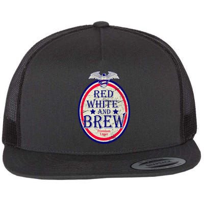Red White And Brew Since 1776 Flatbill Hat