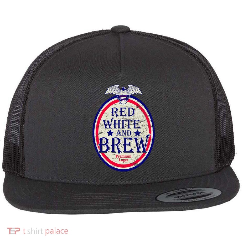 Red White And Brew Since 1776 Flatbill Hat