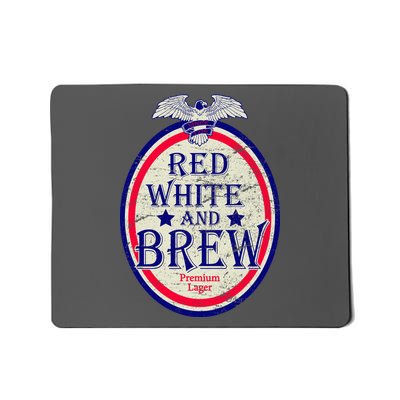 Red White And Brew Since 1776 Mousepad