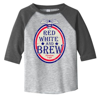 Red White And Brew Since 1776 Toddler Fine Jersey T-Shirt