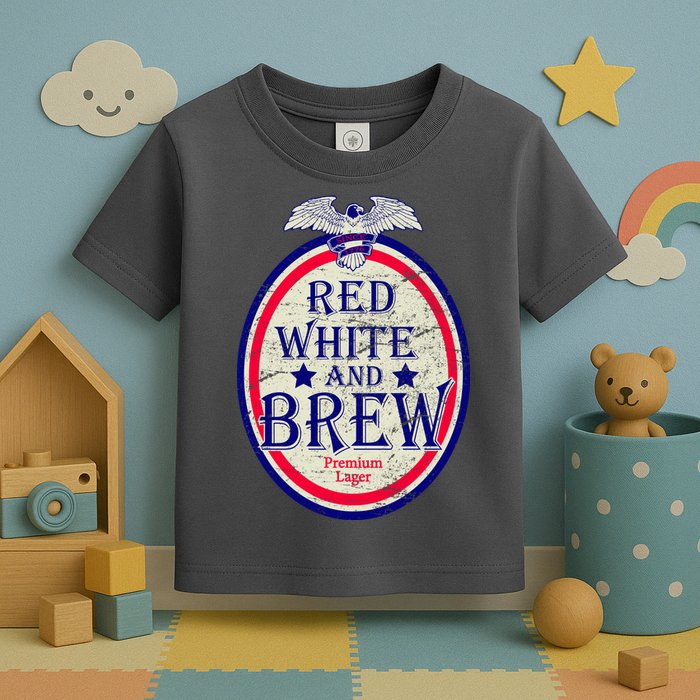 Red White And Brew Since 1776 Toddler T-Shirt