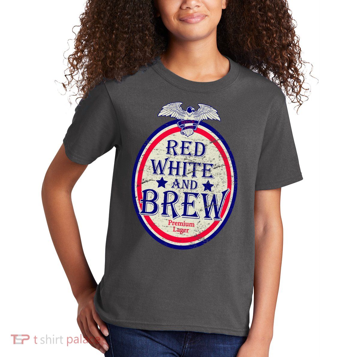 Red White And Brew Since 1776 Kids T-Shirt