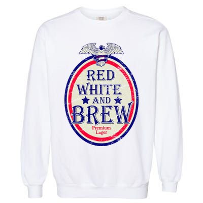 Red White And Brew Since 1776 Garment-Dyed Sweatshirt