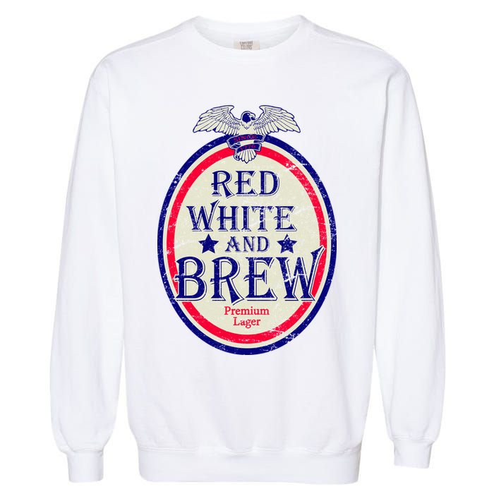 Red White And Brew Since 1776 Garment-Dyed Sweatshirt