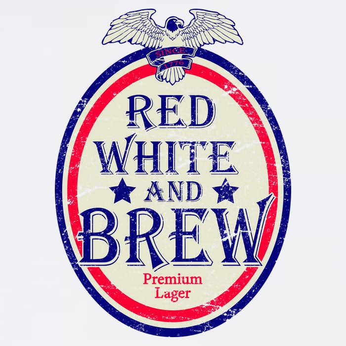 Red White And Brew Since 1776 Garment-Dyed Sweatshirt