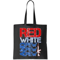 Red White And Pew Pew Pew USA Guns Bag