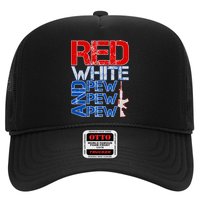 Red White And Pew Pew Pew USA Guns Hat