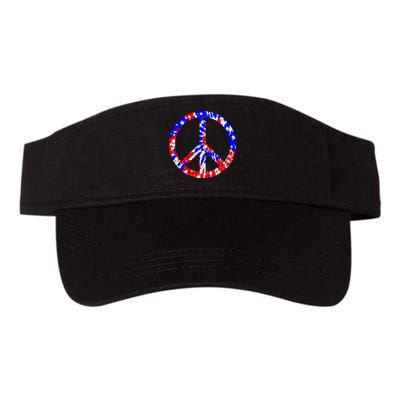 Red White Blue Dyed Peach Sign Stars Visor