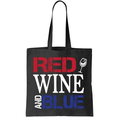 Red Wine and Blue USA Flag Bag