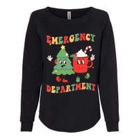 Retro Emergency Department Er Nurse Christmas Emergency Room Womens California Wash Sweatshirt