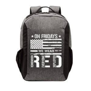 Remember Everyone Deployed On Friday We Wear Red Vector Backpack