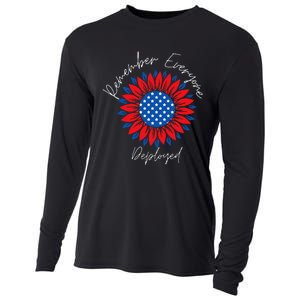 Remember Everyone Deployedwear Red On Friday Military Cooling Performance Long Sleeve Crew