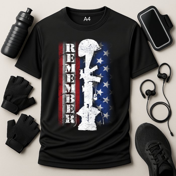 Remember The Fallen Flag Performance Shirt